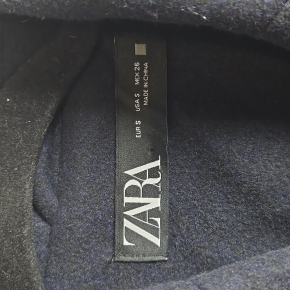 Zara-Cropped Gold Button Jacket-Size S - Picture 9 of 17